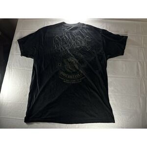 AC/DC Dirty Deeds Done Dirt Cheap Shirt Men's XL Black Liquid Blue Band Tee